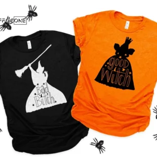 Good witch, Bad Bitch Halloween Shirt, Trick or Treat t-shirt, Funny Halloween Shirt, Halloween Shirt