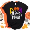 Hocus Pocus Bitches Halloween Tee, Halloween Shirt, Trick or Treat t-shirt, Funny Halloween Shirt, Sanderson Sisters Hocus Pocus Tee Shirt