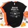 Hocus Pocus Co. Halloween Tee, Halloween Shirt, Trick or Treat t-shirt, Funny Halloween Shirt, Gay Halloween Shirt