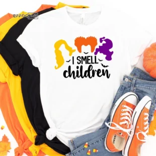 I smell Children Tee, Halloween Shirt, Trick or Treat t-shirt, Funny Halloween Shirt, Gay Halloween Shirt