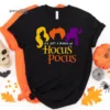 It's Just a bunch of Hocus Pocus Shirt, Halloween Shirt, Trick or Treat t-shirt, Funny Halloween Shirt, Sanderson Sisters Shirt 2021 Cute