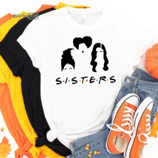 Sisters Friends Halloween Tee Shirt, Halloween Shirt, Trick or Treat t-shirt, Funny Halloween Shirt, Halloween Squad Shirt, Cute Shirt