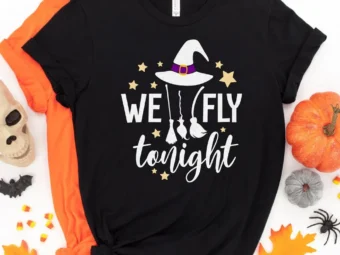 We Fly Tonight Halloween Tee Shirt, Halloween Shirt, Trick or Treat t-shirt, Funny Halloween Shirt, Gay Halloween Shirt