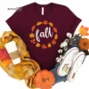 Fall Tee Shirt Thanksgiving Shirt, Thanksgiving t shirt womens, family thanksgiving shirts, funny Thanksgiving 2020 t-shirts long sleeve