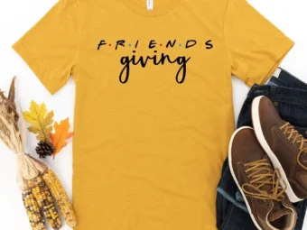 Friends Giving 2021 Thanksgiving Shirt, Thanksgiving t shirt women, family thanksgiving shirts, funny Thanksgiving 2021 t-shirts long sleeve