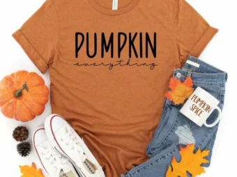 Pumpkin everything Thanksgiving Shirt, Thanksgiving t shirt womens, family thanksgiving shirts, funny Thanksgiving 2021 t-shirts long sleeve