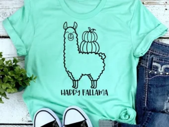 Happy Fallama Shirt, Fall Shirt, Llama Shirt, Fall Llama Shirt, Llama Gift, Thanksgiving Tee, Pumpkin Shirt, Fall Tshirt