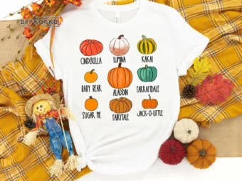 Pumpkin Varieties Shirt, Fall Pumpkin Shirt, Pumpkin Chart Shirt, Thanksgiving Shirt, Fall Tshirt, Pumpkin Shirt, Shirts for Fall