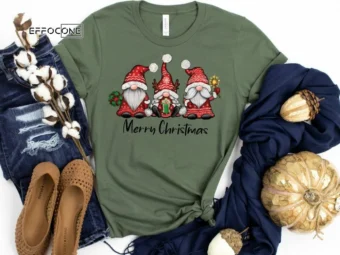 Gnome Christmas Shirt, Gnome Shirt, Christmas T-Shirt, Christmas TShirt, Winter Tshirt, Winter Time Shirt, Christmas Gift