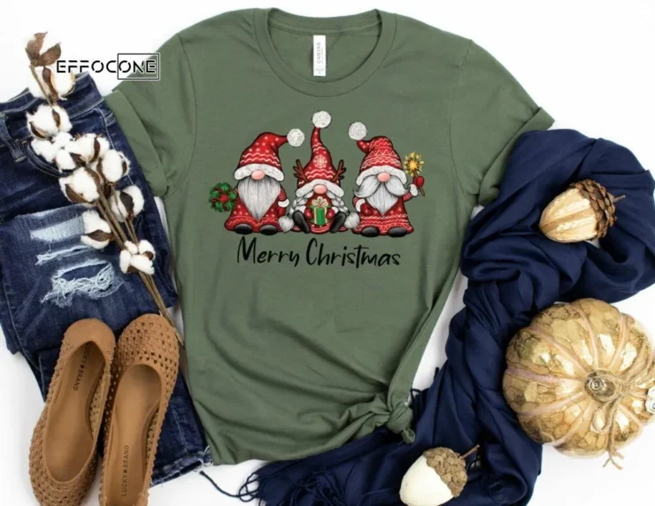 Gnome Christmas Shirt, Gnome Shirt, Christmas T-Shirt, Christmas TShirt, Winter Tshirt, Winter Time Shirt, Christmas Gift