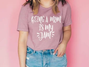 Being a Mom is my Jam Mom Shirts Mother's Day Gift