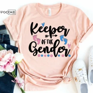 Keeper of the Gender Shirt Gender Reveal Shirts Pregnancy