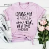 Losing my Mind One Kid at a Time Mom T-Shirt Funny Saying