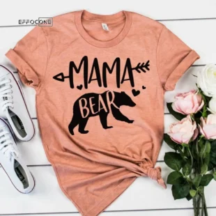 Mama Bear Shirt Mom To Be Shirts Bear Shirts Mommy