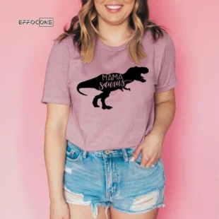 Mamasaurus Shirt Mama Saurus Tee Shirt Dinosaur Mom Mom