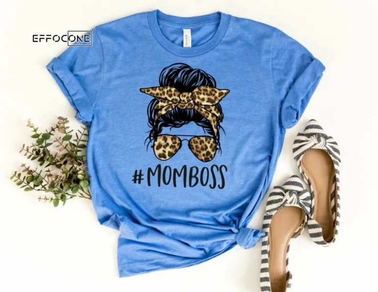 Mom Boss Leopard Shirt Leopard Mom Shirt Gift for Wife