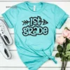 1st Grade Shirt, Kindergarten Teacher Tee, Teacher Shirt