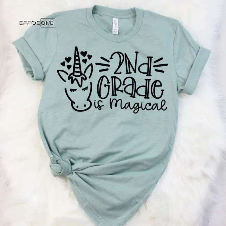 2nd Grade is Magical, Kindergarten Teacher Tee, Teacher