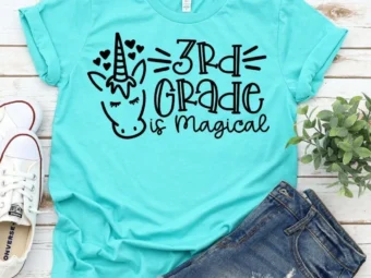 3rd Grade is Magical, Kindergarten Teacher Tee, Teacher