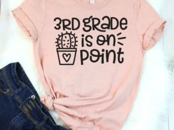 3rd Grade is on Point, Kindergarten Teacher Tee, Teacher