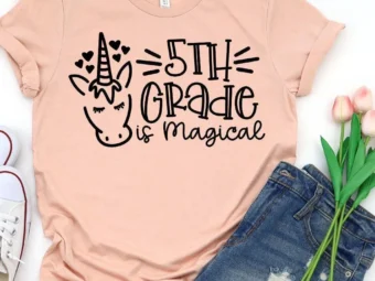 5th Grade is Magical, Kindergarten Teacher Tee, Teacher