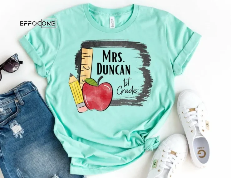 Custom Teacher Shirt, Kindergarten Teacher Tee, Teacher