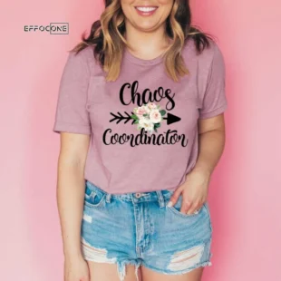 Floral Chaos Coordinator Shirt, Kindergarten Teacher Tee