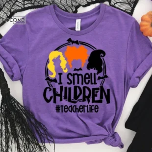 I Smell Children Teacherlife, Halloween Teacher Tee