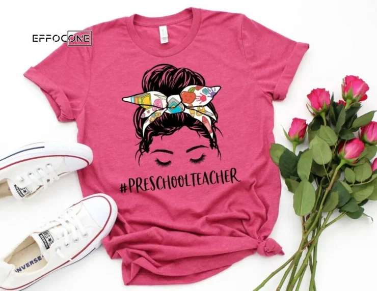 Preschool Teacher, Preschool Teacher Tee, Teacher Shirt