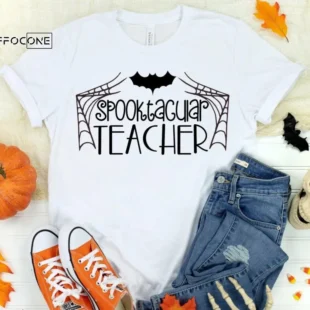 Spooktacular Teacher, Halloween Teacher Tee, Teacher