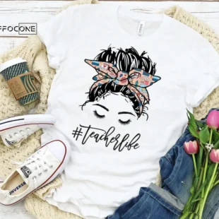 Teacher Life Lady Design 2 Shirt, Kindergarten Teacher Tee