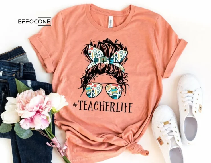 Teacher Life Lady Shirt, Kindergarten Teacher Tee