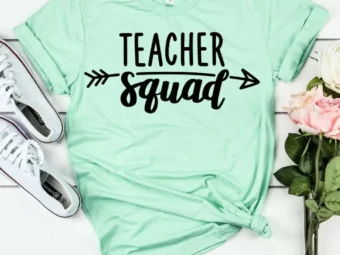 Teacher Squad, Kindergarten Teacher Tee, Teacher Shirt