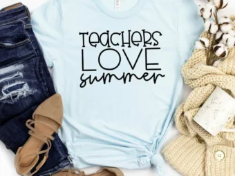 Teachers Love Summer Shirt, Teacher Vacation Shirt