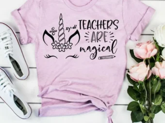 Teachers are Magical, Kindergarten Teacher Tee, Teacher