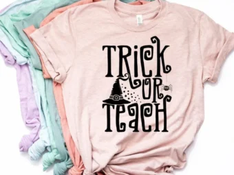 Trick or Teach, Halloween Teacher Shirt, Teacher Shirt