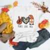 Peace Love Thanksgiving Shirt Family Thanksgiving Shirt