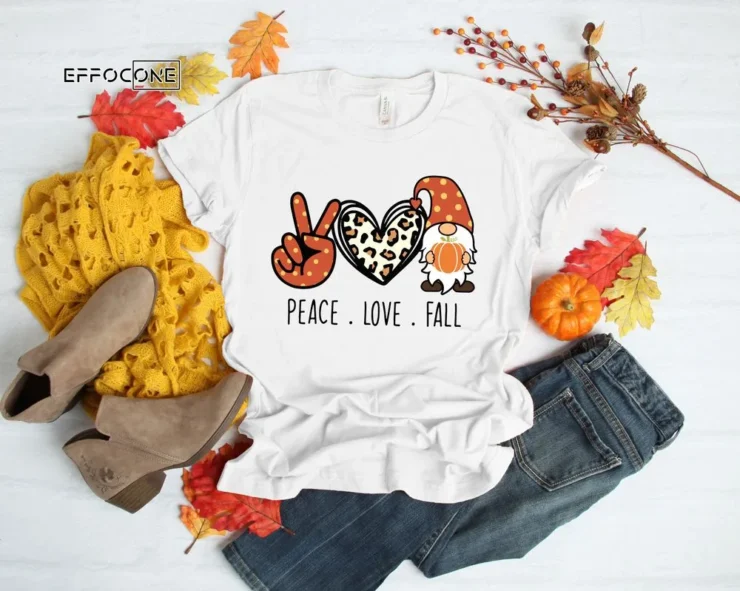 Peace Love Thanksgiving Shirt Family Thanksgiving Shirt