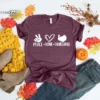 Peace Love Thanksgiving Shirt Family Thanksgiving Shirt