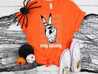 Spooky Rainbow Halloween Shirt, Trick or Treat t-shirt, Funny Halloween Shirt, Gay Halloween Shirt