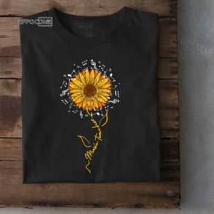 Music Teacher Back to School Musical Hippie Sunflower Gift