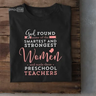 Preschool Teacher Strong, Smart God Christian Jesus