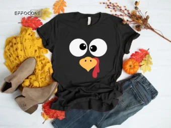Coolest Turkey in Town ShirtBoys ThanksgivingFunny Kids