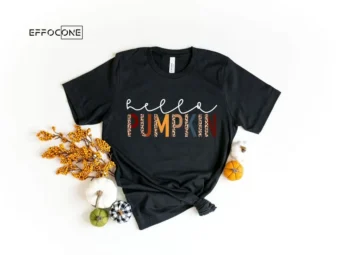 Hello Pumpkin Shirt Fall Vibes Shirt Peace Love Thanksgiving