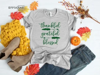 Thankful Grateful Blessed Shirt With Arrow Fall Shirt Hello