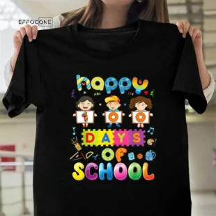 Happy 100 Days of School Shirt - 100th Day Of School Shirt