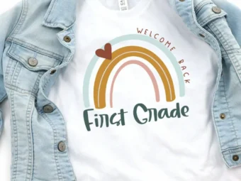 First Grade Teacher, Welcome Back Shirt, Hello First Grade, First Grade Team, Rainbow Teacher Tee