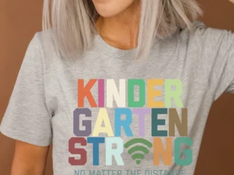 Kindergarten Strong, Zooming into Kinder, Kindergarten Teacher, Kindergarten Shirt, Distance Learning, Zoom School, Virtual Learning