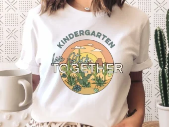 Kindergarten We Stick Together, Kindergarten Shirt, Kindergarten Teacher, Kinder Teacher Shirt, Hello Kindergarten, Back to School
