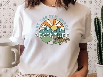 Let the 5th Grade Adventure Begin, 5th Grade Shirt, 5th Grade Teacher, Back to School Shirt, 5th Grade Team, Teacher Shirt